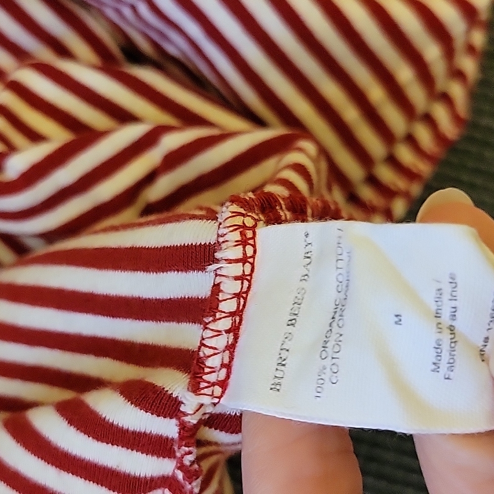 Burts Bees Baby organic cotton pj romper size medium - Picture 5 of 6